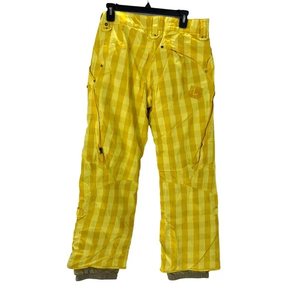 Burton Women’s Ski Snowboard Snow Pants Checkered Size Medium - Picture 2 of 15